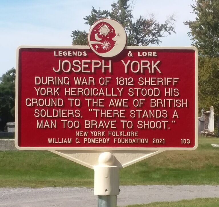 Legends & Lore marker for the legend of Joseph York.