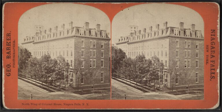 North wing of the Cataract House, Niagara Falls, N.Y.