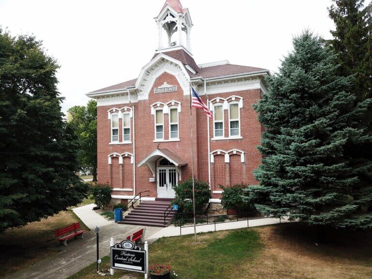 A view of the Central School.