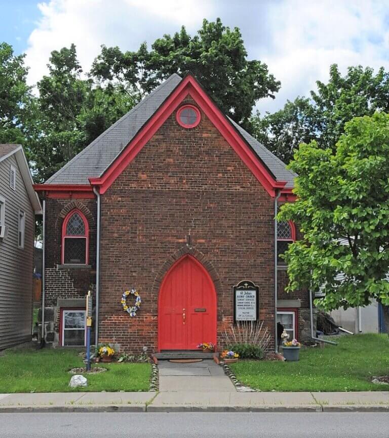 A view of Olivet Chapel.