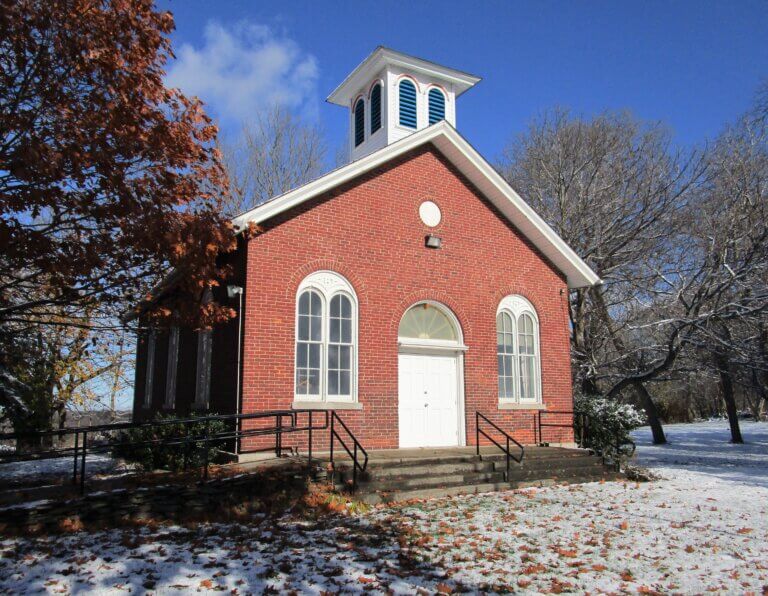 Pomeroy School building.