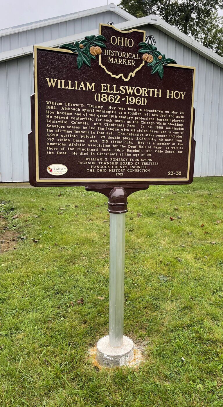 Ohio historical marker for William Ellsworth 