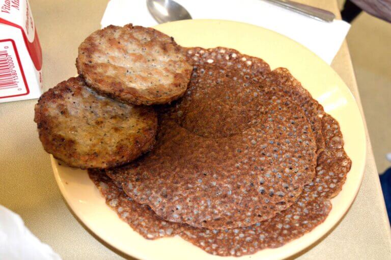 Buckwheat cakes.