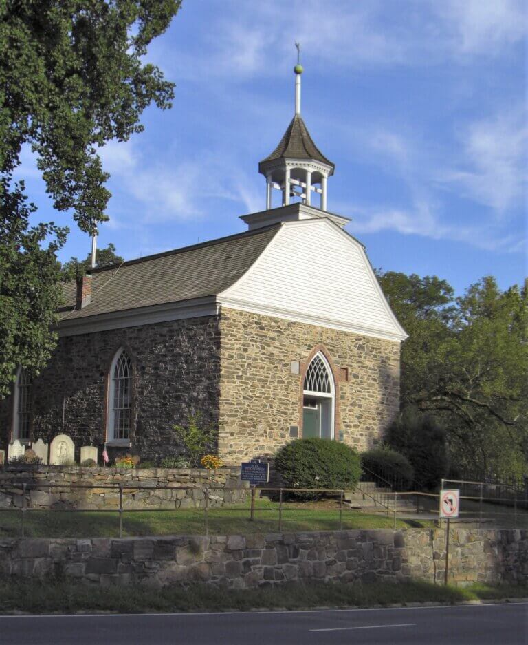 Photo of the Dutch Reformed Church, Sleep Hollow, New York.