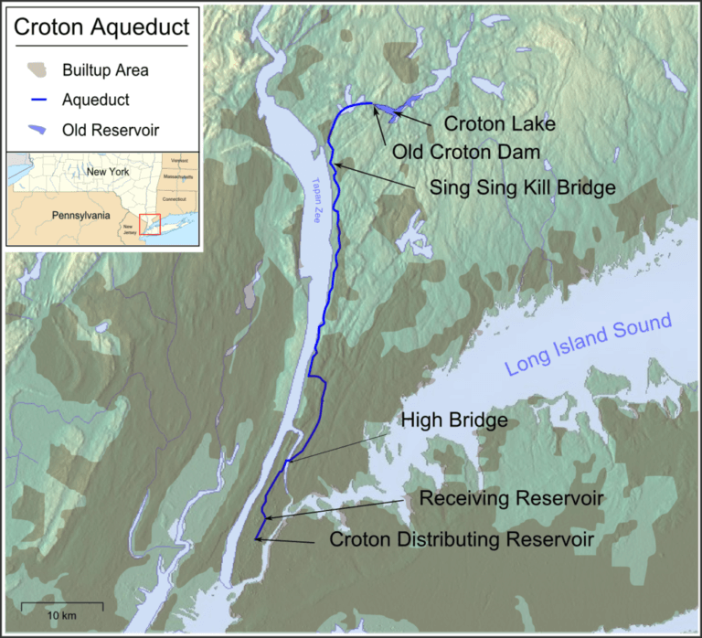 Croton Aqueduct map.
