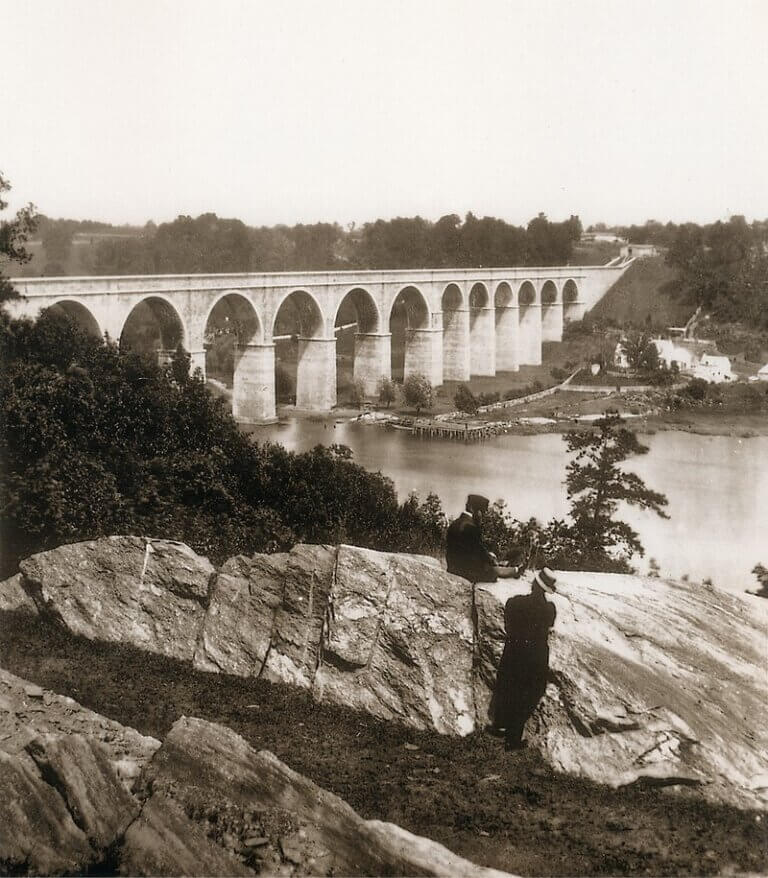The Croton Aqueduct at High Bridge, 1859.