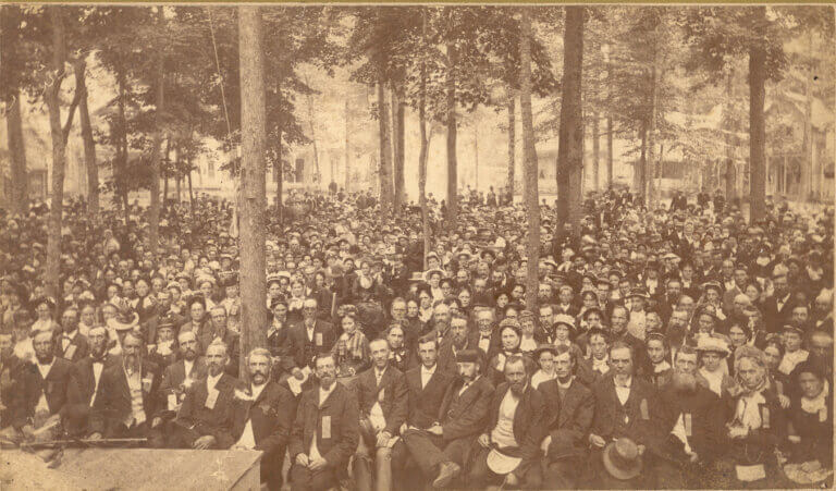 Chautauqua audience, circa1880s.