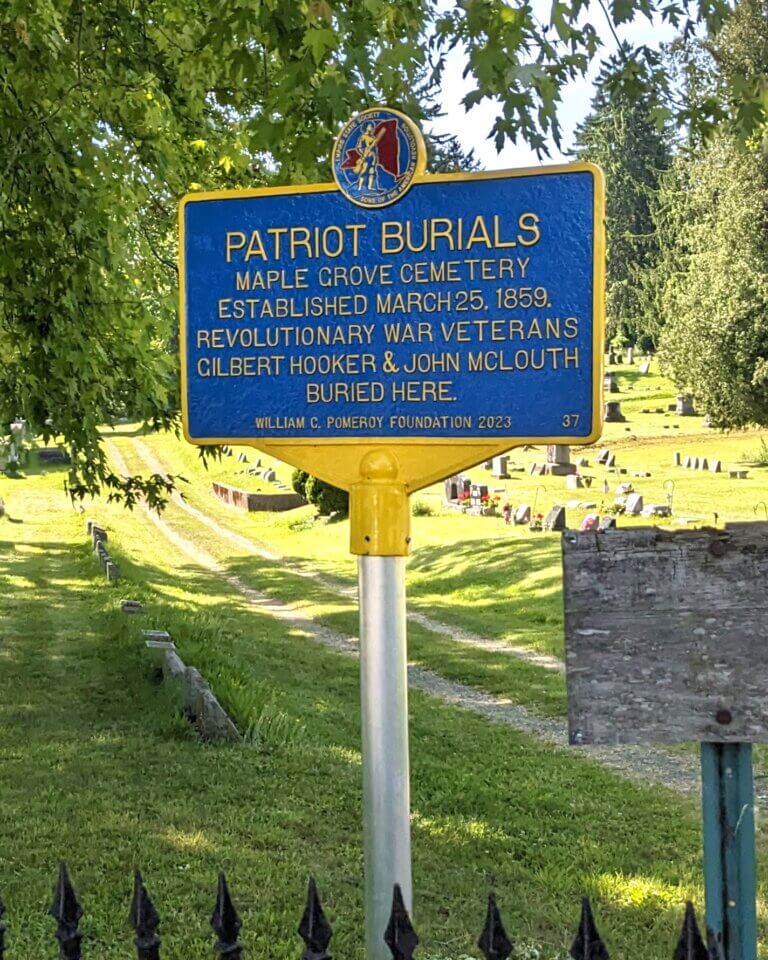 Maple Grove Cemetery.