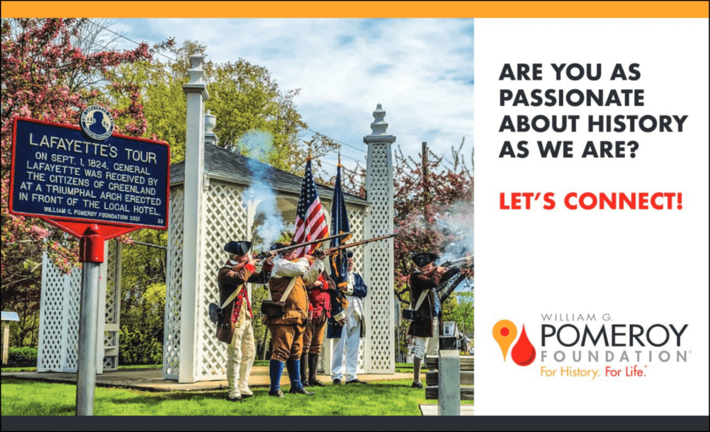 Celebrate History | William G. Pomeroy Foundation