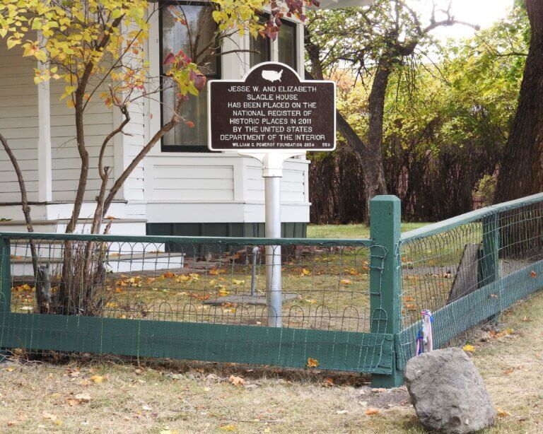 Slagle House National Register marker, Republic, WA.